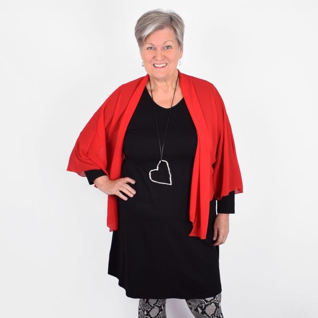 Elegant bolero i chiffong, SHELLY