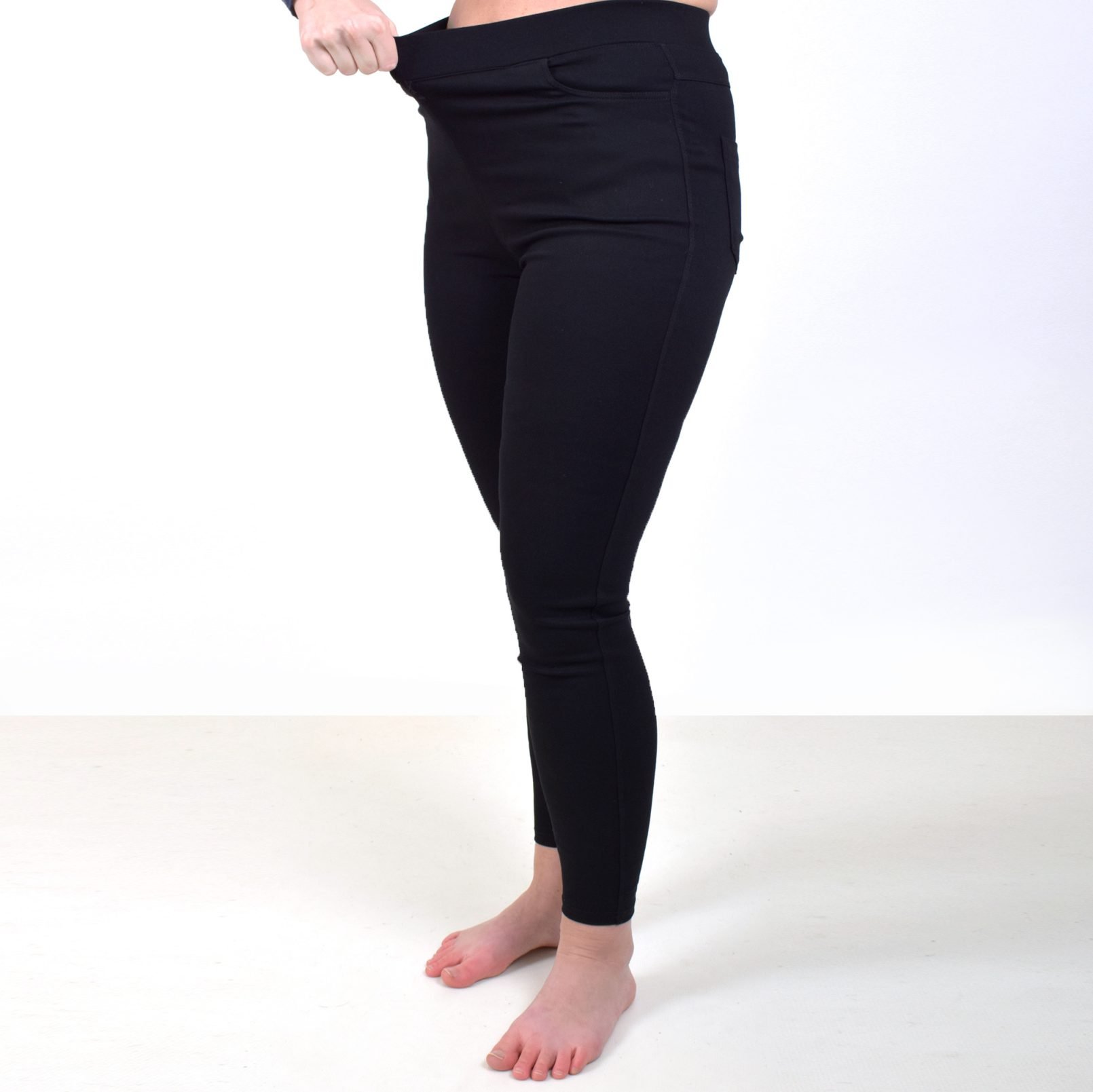 Svarta stretchbyxor, VANESSA