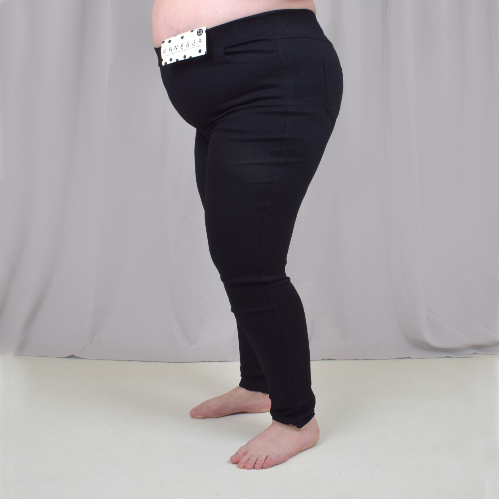 Svarta stretchbyxor, VANESSA