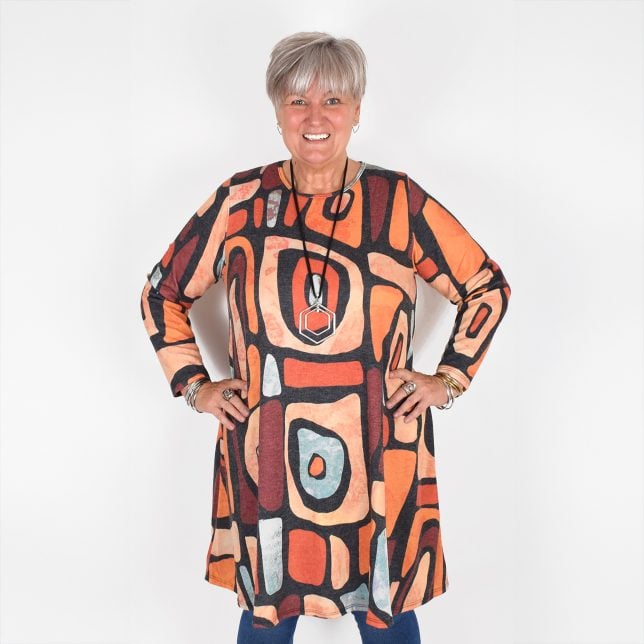 A-mallinen neulottu mekko, DIANA MIDI